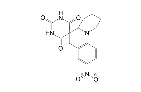 8-nitro-1,2,3,4,4a,6-hexahydro-1'H-spiro[pyrido[1,2-a]quinoline-5,5'-pyrimidine]-2',4',6'(3'H)-trione