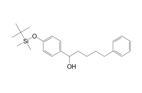 1-[4-[(tert-Butyldimethylsilyl)oxy]phenyl]-5-phenylpentan-1-ol
