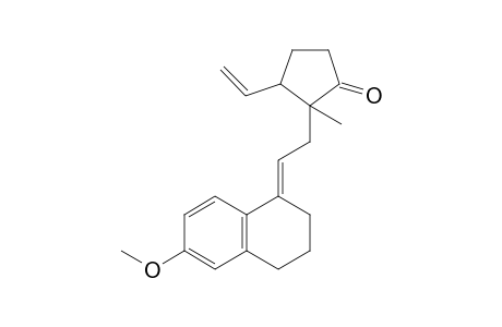 2-[2-(6-Methoxy-3,4-dihydro-2H-naphthalen-1-ylidene)ethyl]-2-methyl-3-vinylcyclopentanone