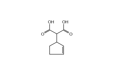 2-cyclopentene-1-malonic acid