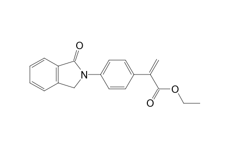 Ethyl 2-[4-(1-oxo-1,3-dihydroisoindol-2-yl)phenyl]propenoate