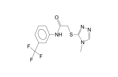 acetamide, 2-[(4-methyl-4H-1,2,4-triazol-3-yl)thio]-N-[3-(trifluoromethyl)phenyl]-