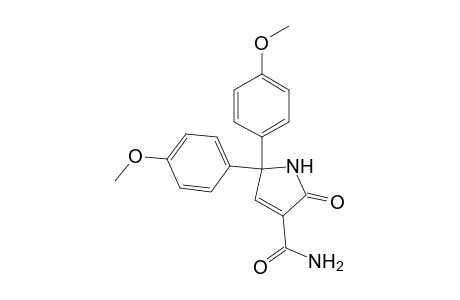 1H-Pyrrole-3-carboxamide, 2,5-dihydro-5,5-bis(4-methoxyphenyl)-2-oxo-