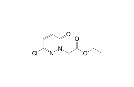 PYRIDAZINEACETIC ACID, 1/6H/-, 3-CHLORO-6-OXO-, ETHYL ESTER