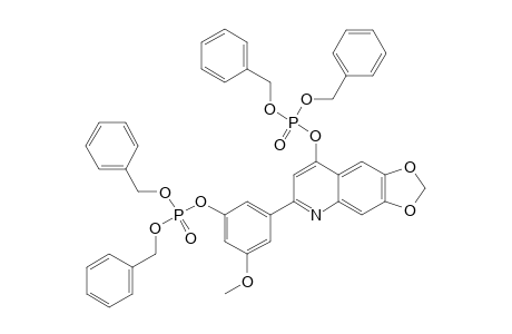 DIBENZYL-3-[4-[[BIS-(BENZOXY)-PHOSPHORYL]-OXY]-6,7-METHYLENE-DIOXY-QUINOLIN-4-YL]-5-METHOXYPHENYL-PHOSPHATE