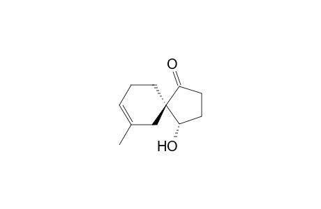 (4S,5R)-4-Hydroxy-7-methylspiro[4.5]dec-7-en-1-one