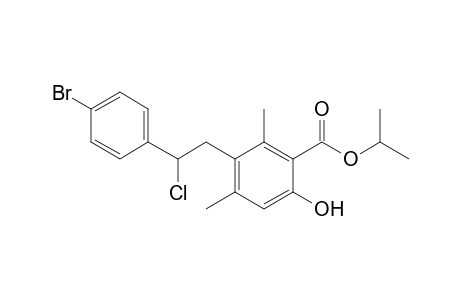 Isopropyl 5-[2-(4-Bromophenyl)-2-chloroethyl]-4,6-dimethylsalicylate