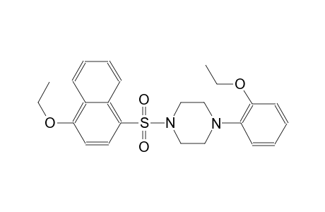 piperazine, 1-[(4-ethoxy-1-naphthalenyl)sulfonyl]-4-(2-ethoxyphenyl)-
