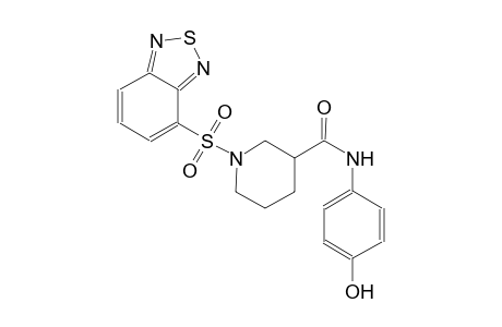 3-piperidinecarboxamide, 1-(2,1,3-benzothiadiazol-4-ylsulfonyl)-N-(4-hydroxyphenyl)-