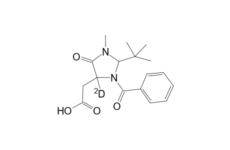4-Imidazolidine-4-d-acetic acid, 3-benzoyl-2-(1,1-dimethylethyl)-1-methyl-5-oxo-, (2R-cis)-