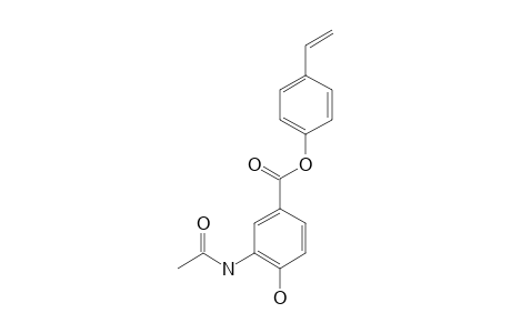 BAGREMYCIN-B;4-VINYLPHENYL-3-N-ACETYL-4-HYDROXYBENZOATE