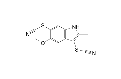 (5-methoxy-2-methyl-3-thiocyanato-1H-indol-6-yl) thiocyanate