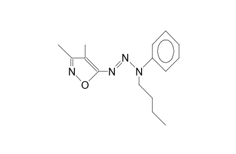 1-(3,4-Dimethyl-5-isoxazolyl)-3-butyl-3-phenyl-triazene