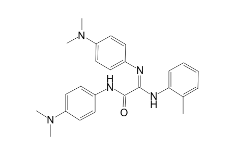 N-[4'-(Dimethylamino)phenyl]-2-{[4'-(dimethylamino)phenyl]imino}-2-(2'-tolylimino)acetamide