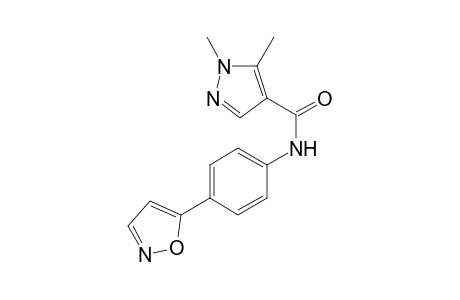 1H-Pyrazole-4-carboxamide, N-[4-(5-isoxazolyl)phenyl]-1,5-dimethyl-