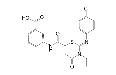 benzoic acid, 3-[[[(2Z)-2-[(4-chlorophenyl)imino]-3-ethyltetrahydro-4-oxo-2H-1,3-thiazin-6-yl]carbonyl]amino]-
