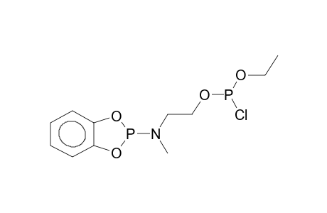 2-[N-METHYL-N-(2-ETHOXYCHLOROPHOSPHINOXYETHYL)AMINO]-4,5-BENZO-1,3,2-DIOXAPHOSPHOLANE