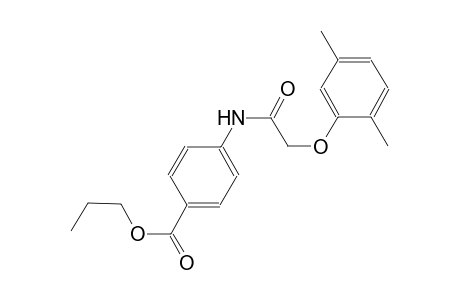 propyl 4-{[(2,5-dimethylphenoxy)acetyl]amino}benzoate