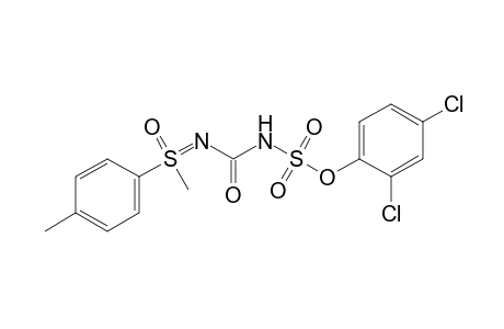 S-methyl-N-(sulfocarbamoyl)-S-p-tolylsulfoximine, 2,4-dichlorophenyl ester