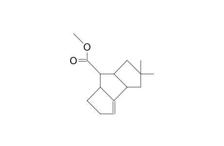 2-Carbomethoxy-5,5-dimethyl-tricyclo(6.3.0.0/3,7/)undeca-8-ene