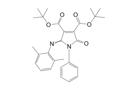 Di-t-butyl 2-(2,6-dimethylphenylimino)-2,5-dihydro-5-oxo-1-phenyl-1H-pyrrole-3,4-dicarboxylate