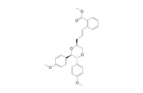 METHYL-2-[(1E)-3-[(2S,5R,6R)-5,6-BIS-(4-METHOXYPHENYL)-1,4-DIOXAN-2-YL]-PROP-1-ENYL]-BENZOATE