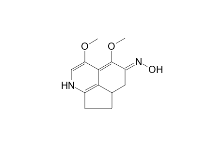 5,6-Dimethoxy-1,2,3,8a-tertrahydrocyclopen[ij]isoquinolin-7(8H)-one oxime