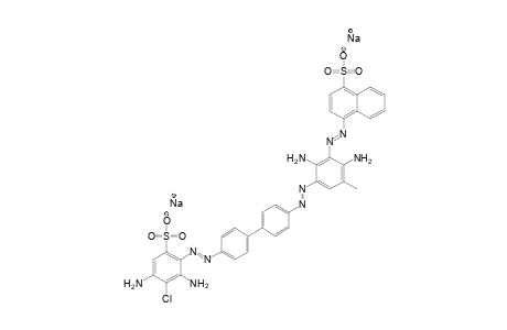 (2) [Toluylene-2,4-diamine(ac.)<-naphthionic acid]3,5-Diamino-4-chlorobenzol-1-sulfoacid(1)[-benzidine-]