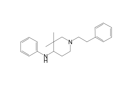 (3,3-dimethyl-1-phenethyl-4-piperidyl)-phenyl-amine