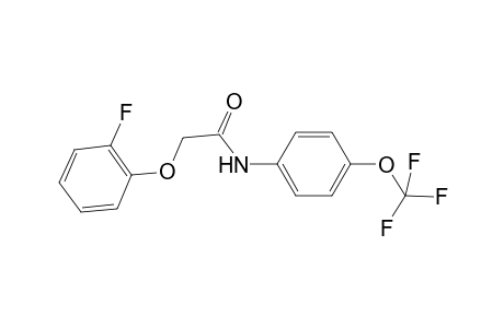 2-(2-Fluorophenoxy)-N-[4-(trifluoromethoxy)phenyl]acetamide