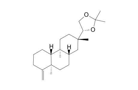 ERYTHROXY-DIOLACETONIDE-Y;ENT-DOLABRA-4(18),15S,16-DIOLACETONIDE