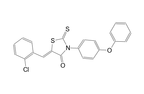 (5Z)-5-(2-chlorobenzylidene)-3-(4-phenoxyphenyl)-2-thioxo-1,3-thiazolidin-4-one