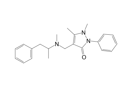 2,3-dimethyl-4-{[methyl(alpha-methylphenethyl)amino]methyl}-1-phenyl-3-pyrazolin-5-one