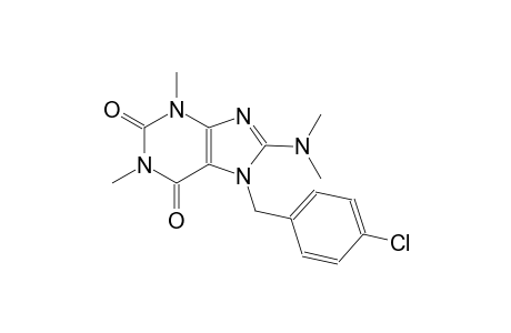 7-(4-chlorobenzyl)-8-(dimethylamino)-1,3-dimethyl-3,7-dihydro-1H-purine-2,6-dione