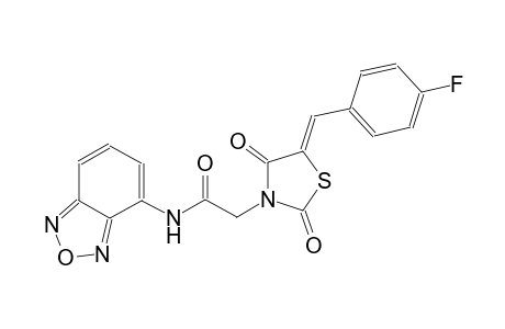 N-(2,1,3-benzoxadiazol-4-yl)-2-[(5Z)-5-(4-fluorobenzylidene)-2,4-dioxo-1,3-thiazolidin-3-yl]acetamide