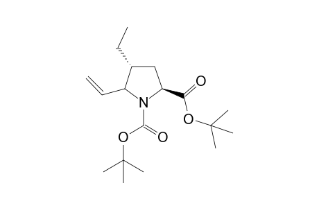 (2S,4R)-Di-tert-butyl-4-ethyl-5-vinylpyrrolidin-1,2-dicarboxylate