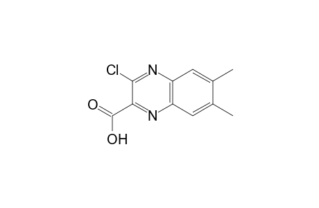 2-Quinoxalinecarboxylic acid, 3-chloro-6,7-dimethyl-