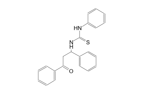 N-(3-oxo-1,3-diphenylpropyl)-N'-phenylthiourea