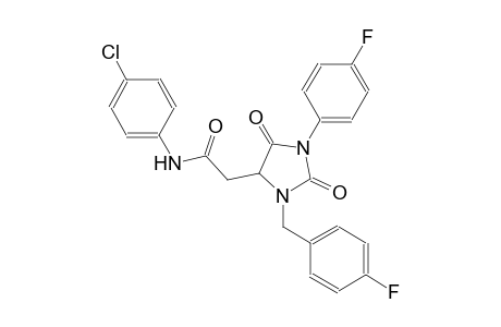 4-imidazolidineacetamide, N-(4-chlorophenyl)-1-(4-fluorophenyl)-3-[(4-fluorophenyl)methyl]-2,5-dioxo-