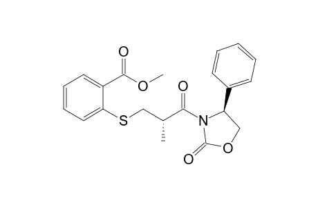 (4S)-N-[(2S)-2-Methyl-3-(2-methoxycarbonylphenylthio)propanoyl]-4-phenyloxazolidin-2-one