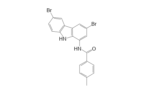 Benzamide, N-(3,6-dibromo-9H-carbazol-1-yl)-4-methyl-