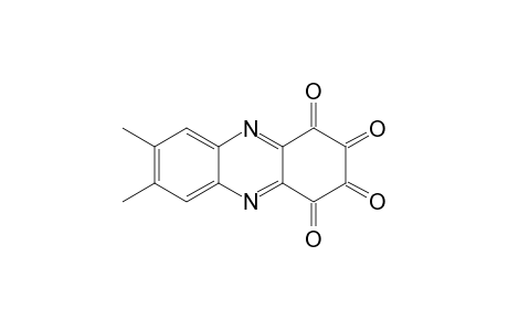 1,2,3,4-Phenazinetetrone, 7,8-dimethyl-