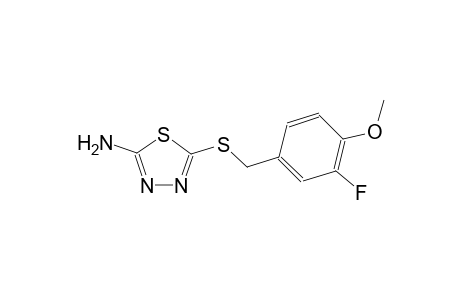 1,3,4-thiadiazol-2-amine, 5-[[(3-fluoro-4-methoxyphenyl)methyl]thio]-