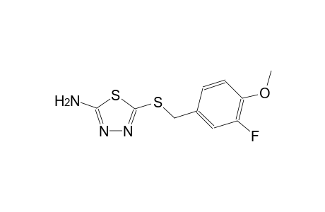 1,3,4-thiadiazol-2-amine, 5-[[(3-fluoro-4-methoxyphenyl)methyl]thio]-