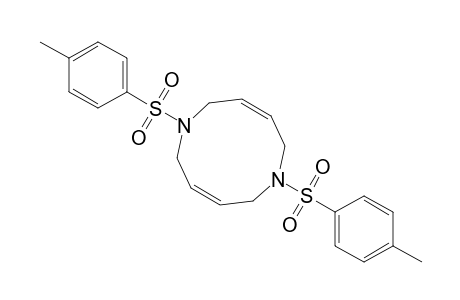 (E,E)-1,6-Bis[(4-Methylphenyl)sulfonyl]-1,2,5,6,7,10-hexahydro-1,6-diazecine
