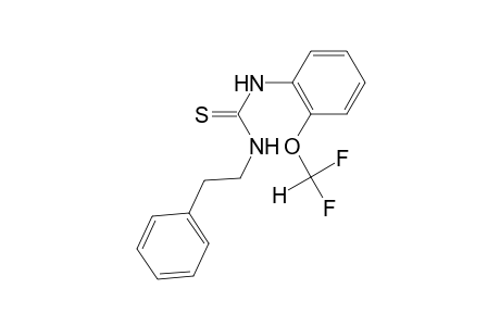 1-(2-Difluoromethoxy-phenyl)-3-phenethyl-thiourea