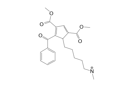 5-[5-BENZOYL-2,4-DI-(METHOXYCARBONYL)-CYCLOPENTADIENIDE]-PENTYL-(METHYL)-AMMONIUM
