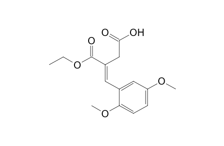 (E)-3-carbethoxy-4-(2,5-dimethoxyphenyl)but-3-enoic acid