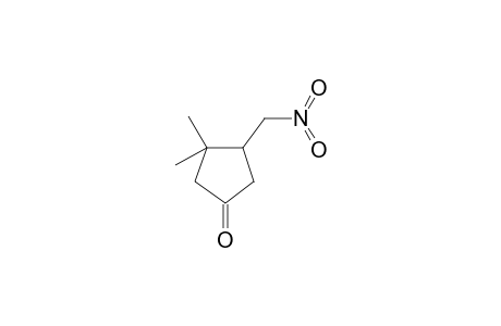 3,3-dimethyl-4-(nitromethyl)cyclopentan-1-one