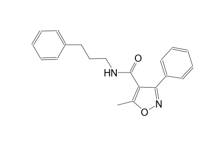 5-methyl-3-phenyl-N-(3-phenylpropyl)-4-isoxazolecarboxamide